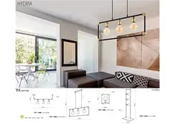 Люстра TK Lighting 4147 Hydria - мініатюра 2