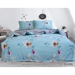 Комплект постільної білизни TAG Tekstil Євро Блакитний 000163298 (S486)