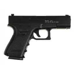 Іграшковий пістолет на кульках Galaxy "Glock 17" G15 метал чорний