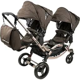 Прогулянкова коляска для двійні ABC Design Zoom Cuba коричнева (71311/616)