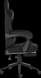 Геймерське крісло GT Racer чорне (X-2324 Fabric Black Suede) - мініатюра 3