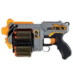 Пистолет ZC 7160, механический, 20 мягких патронов, 31 см, серый