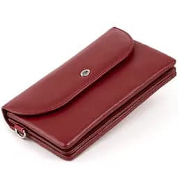 Женский кожаный кошелек-клатч ST Leather 19х9.5х2.5 см acs0015829