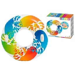 Круг надувний INTEX Вихор з ручками в коробці 58202, 119 см