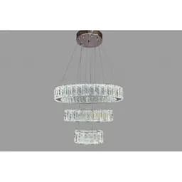 Люстра кільця Linisoln 7201-6H метал, кришталь, LED, 110 см, 6 ламп
