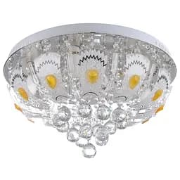 Люстра стельова Brille торт кришталева E14 CH (BCL-455C/6)