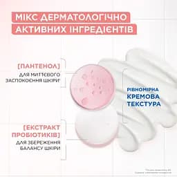 М’який безпінний очищувальний гель з пантенолом Mixa Anti-Reaction Non-Foaming Gentle Cleanser для заспокоєння та зменшення подразнень чутливої шкіри обличчя 150 мл - мініатюра 5