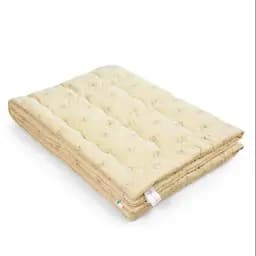 Набір MirSon вовна №9551 Gold Camel Hand Made Wool демі ковдра 200х220 см + 2 подушки білий (2200010806199) - мініатюра 3