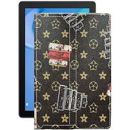 Чохол StatusCASE з екошкіри для планшету Huawei MatePad T10 Луі-Вітон-коричневий