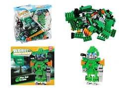 Конструктор "Робот" 233 элемента в сумке 2849C4