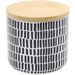 Ємність для зберігання МВМ My Home, 450 мл, сіра (KP-16 S GRAY/WOOD)