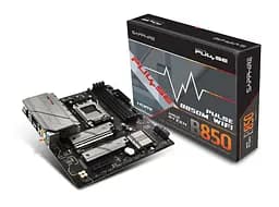SAPPHIRE Motherboard PULSE B850 WIFI sAM5 B850 4xDDR5 M.2 HDMI DP WiFi BT mATX - мініатюра 6