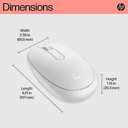 Мишка HP 240 Bluetooth White (793F9AA) - мініатюра 7
