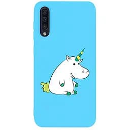 Чохол-накладка Toto Matt TPU 2 mm Print Case Samsung Galaxy A30s/A50/A50s #1 Unicorn Circle Sky Blue
