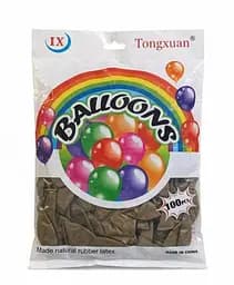Кульки повітряні святкові Tongxuan 12 дюймів яскраві надувні на день народження в наборі 100 шт Гірчичний - мініатюра 2