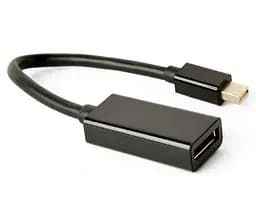 Переходник Cablexpert MiniDisplayPort-DisplayPort, 0,15 м, черный (A-mDPM-DPF4K-01)