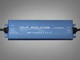 Блок живлення 12В, для підключення LED стрічки, 100Вт, 8.33А - мініатюра 2