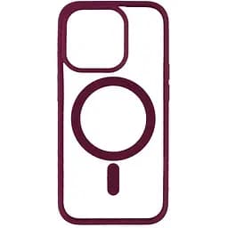 Чохол Colors MagSafe Apple iPhone15 Pro Wine Red
