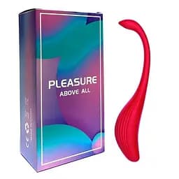 Смарт-вібро яйце Love Spouse силіконове з акумулятором для жінок 175 мм червоне