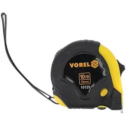 Рулетка Vorel 3 фіксатори 10 м x 25 мм (10129)