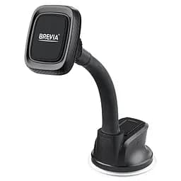 Тримач телефону автомобільний Brevia FlexArm MagHold із присоскою, гнучкий 163мм, 4 магніти, чорний(48160)