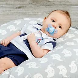Пустушка Chicco Physio Comfort силіконова 2-6 міс. 1 шт. блакитна (74911.21.00) - мініатюра 8
