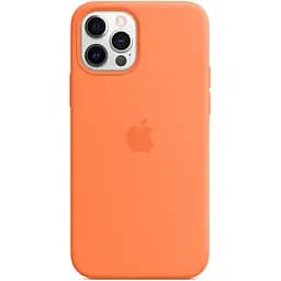 Чехол Silicone Case с MagSafe для Apple iPhone 12/12 Pro (Kumquat) ААА [53708]