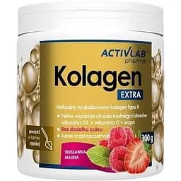 Препарат для суглобів і зв'язок ActivLab Kolagen Extra, 300 грам - Полуниця-малина