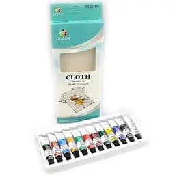 Набор красок для одежды Dozen Bambi DSCN0674, 12 шт по 6 мл