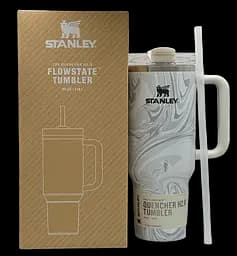 Термокухоль Stanley Quencher H2.0 Tumbler з неіржавкої сталі 1,18 л Gray Marble KT6007810