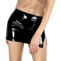 Сексуальная виниловая юбка Art of Sex Stella цвет черный L-2XL
