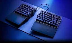 Клавіатура ASUS ROG Falcata Split 83key Magnetic Switch USB-A/WL/BT EN RGB Black (90MP043H-BKUA20) - мініатюра 12