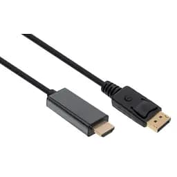 Кабель мультимедійний Display Port to HDMI 1.8m v1.4/v2.1 4K120/8K60 Vinga (VCPDP14HI211.8) - мініатюра 2