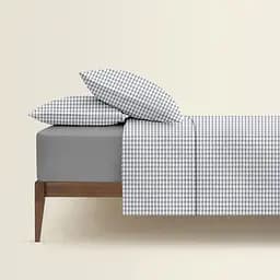 Комплект постільної білизни Cosas Houndstooth CS2 Євро сірий (TweedGreyWhite_53Graphite_200) - мініатюра 2