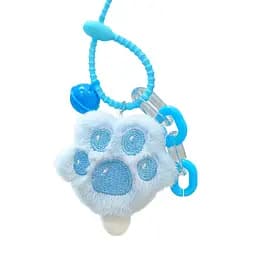 Брелок Кошачья Лапка Голубая Cat's Paw Blue 5 см