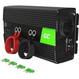 Преобразователь напряжения инвертор Green Cell 12V на 230V 1000W/2000W чистая синусоида