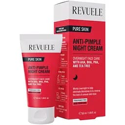 Нічний крем для обличчя проти прищів Revuele Anti-Pimple 50 мл