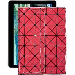 Чехол StatusCASE из экокожи для планшета MIXzo ME1030 4G Красный ромб