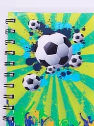 Блокнот, А6, голограма, 80 аркушів, клітинка, на спіралі