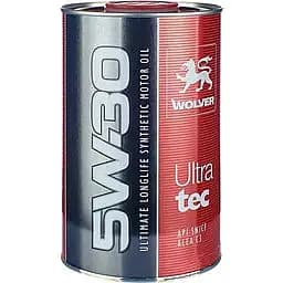 Олива моторна Wolver Ultratec 5W-30, 504/507 C3 API SN/CF 1 л (26346)