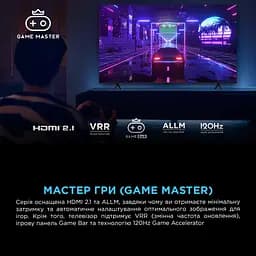 TCL Телевізор 65" QLED 4K 60Hz Smart Google TV Black - мініатюра 8