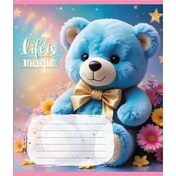 Зошит учнівський "Тедді" Leader 012-500363K-1 в клітинку, 12 аркушів