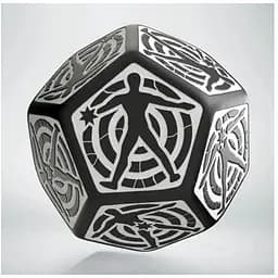 Кубик D12 Hit Location Black & white die (12HIT01)