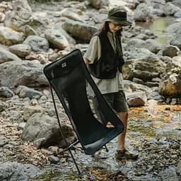 Стілець складаний ультралегкий Naturehike Stellaluna L04 CNK2450JJ015 сірий - мініатюра 9