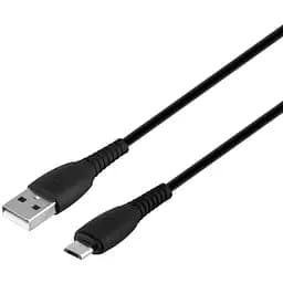 Кабель XO NB-P163 2.4A USB cable for micro 1 м Чорний