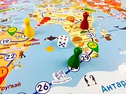 Дитяча настільна гра - ходилка "Мандруємо світом" 127914 укр. мовою - мініатюра 2