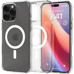 Прозорий чохол Spigen Ultra Hybrid MagSafe Frost Clear для iPhone 16 Pro (ACS08133)