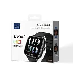 Смарт-годинник WIWU Smart Watch SW06 Black (6977703656701) - мініатюра 2
