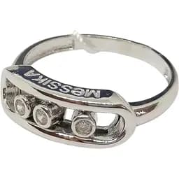 Золоте кільце Столична Ювелірна Фабрика з фіанітами. 154308Б 17,5