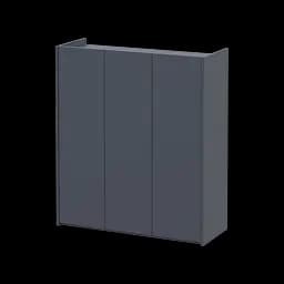 Тумба для взуття Doros Кассель Графіт 3 ДСП 97х40х110 (41516211)